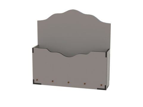 Laser Cut Decorative Box DXF File