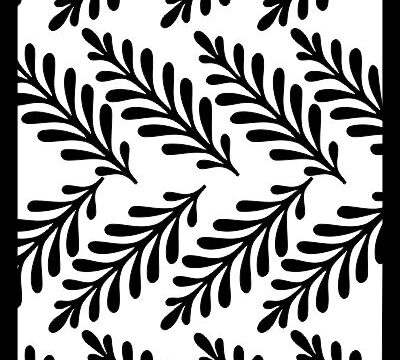 Black And White Flower Pattern Free Vector