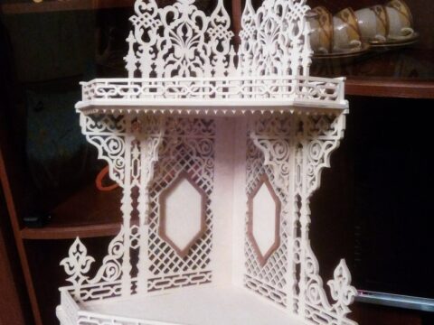 Decorative Shelf Laser Cut Plan Free Vector