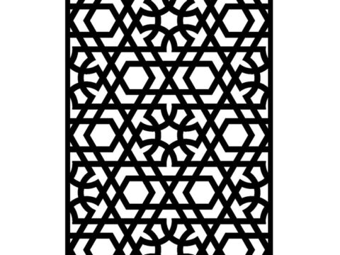 Islamic art dxf File