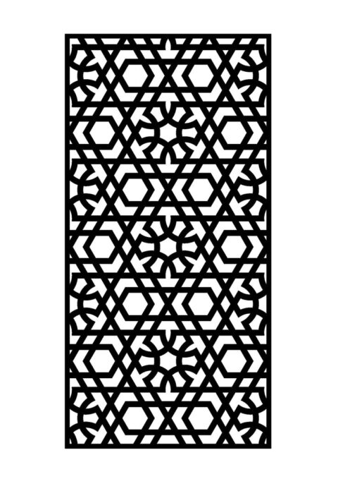 Islamic art dxf File