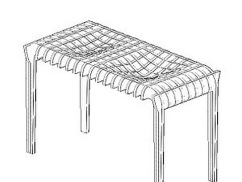 Modern Decor Table DXF File