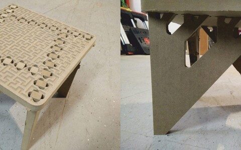 Binary Stool SVG File