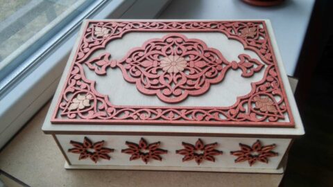 Laser Cut Wooden Box Template Free Vector