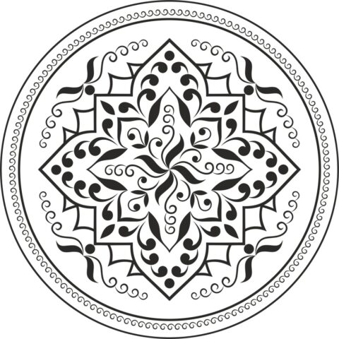 Mandala Flower Free Vector