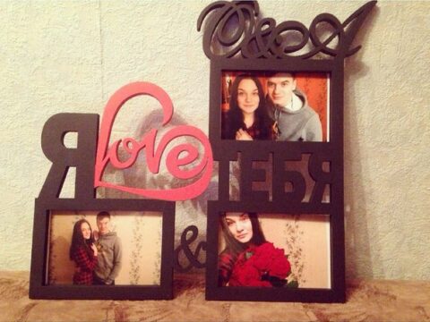 Ramka I Love You Free Vector