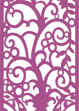 Decorative Laser Cut Screen Free Vector
