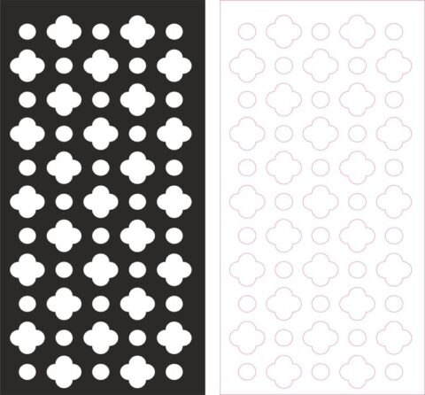 Laser cut pattern vector dxf File