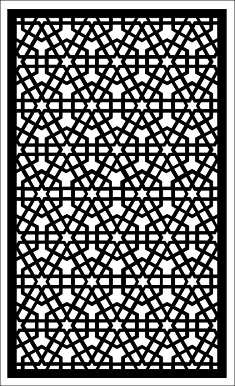 Geometric Screen Pattern SVG File