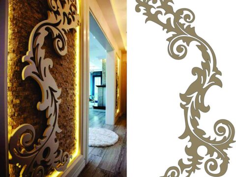 Decorative Panel Grille Pattern dxf File