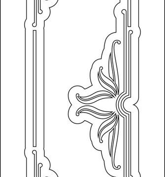 Wood room door design vector Free Vector