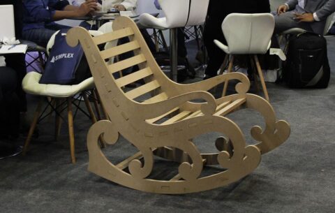 Laser Cut Chair Template DXF File