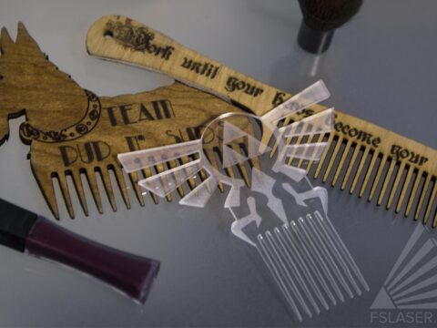 Laser Cut Dog Comb SVG File