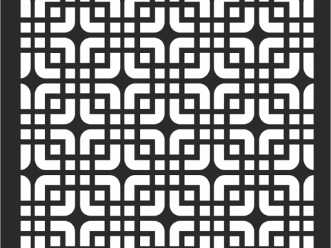 Geometric Panel Pattern DXF File
