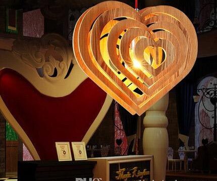 Laser Cut Heart Shape Lamp Free Vector