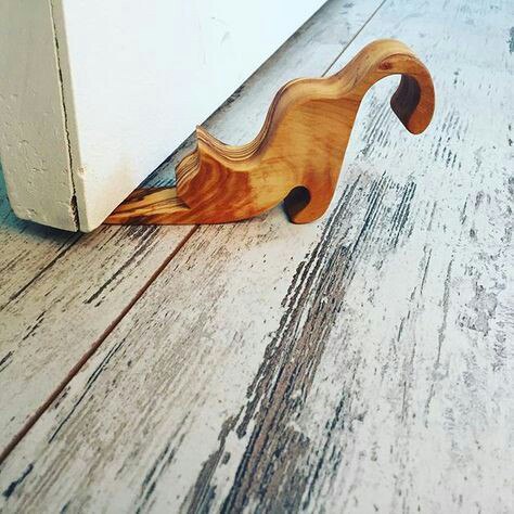 Cat Wooden Door Stop Wedge CNC Cut Template Free Vector