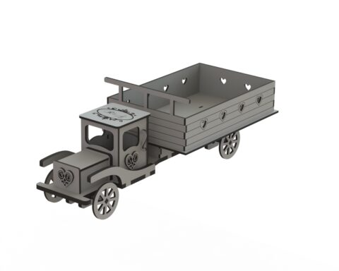 Truck Laser Cut DXF File