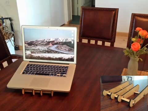 Laptop Stand Laser Cut SVG File
