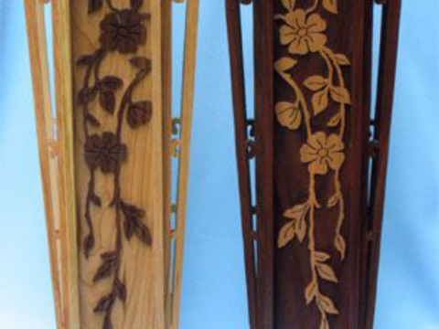 Laser Cut Decorative Vase Free Vector