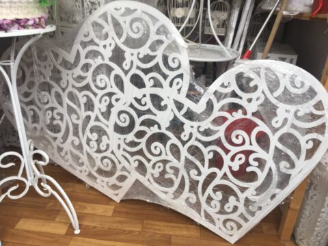 Laser Cut Heart Decor Free Vector