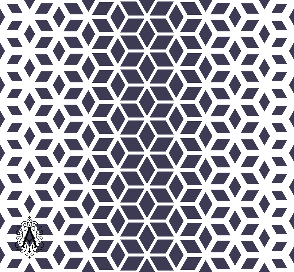 Decorative Seamless Geometric Pattern Background DXF File