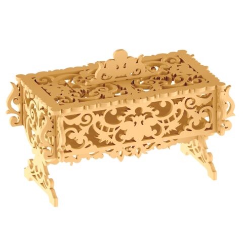 Plywood Casket CNC Vector DXF File
