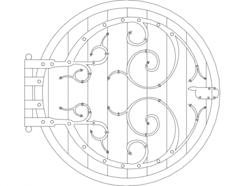 Bag End Door dxf File