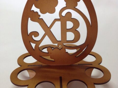 Easter Egg Holder Laser Cut Vector Model Free Vector