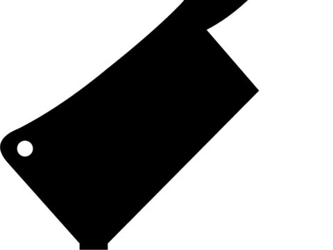 Laser Cut Chef Knife Price Tag Display Stand Free Vector