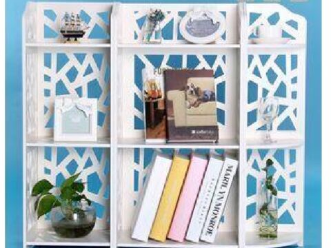 Laser Cut Bookshelf Storage Rack Template Free Vector