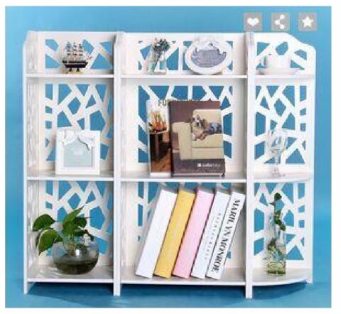 Laser Cut Bookshelf Storage Rack Template Free Vector