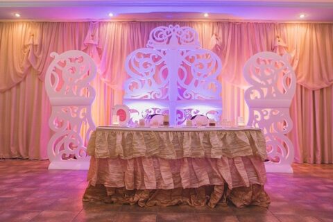 Laser Cut Wedding Screen Free Vector