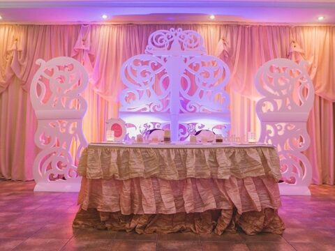 Laser Cut Wedding Screen Free Vector