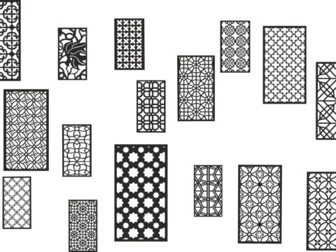 Collection Black White Geometric Seamless Patterns Free Vector