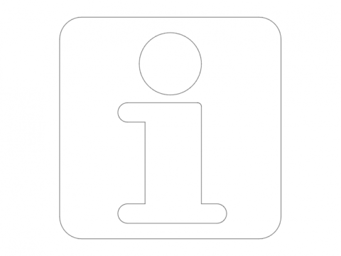 Info Road Sign dxf File