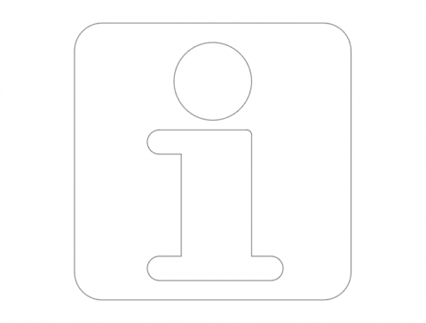 Info Road Sign dxf File