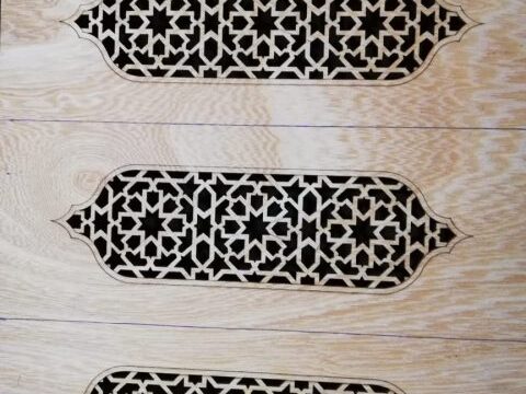 Laser Cut Motif Design DXF File