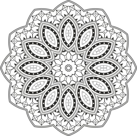 Mandala Design Free Vector