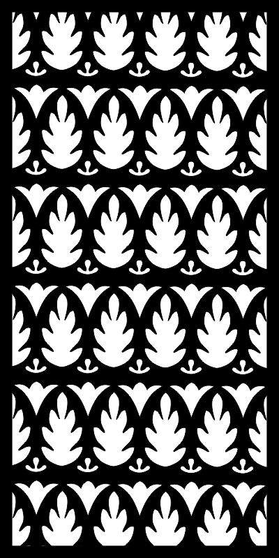 Black And White Flower Pattern Design Free Vector