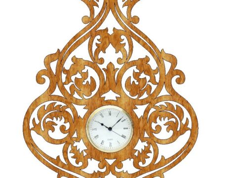 Scroll Saw Clock PDF File