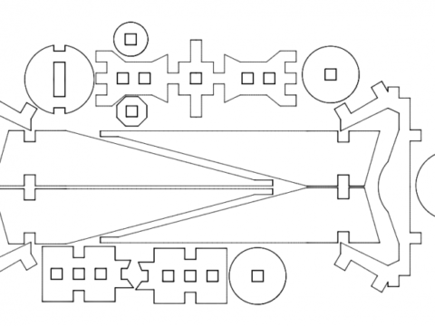 Tieismall dxf File