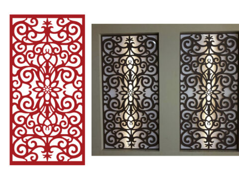 Set of seamless vector patterns dxf File