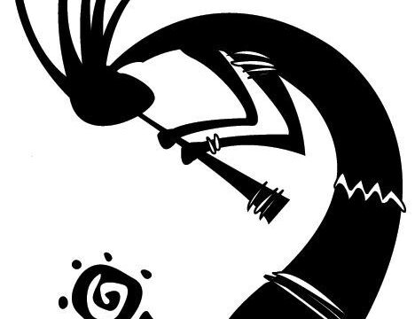 Kokopelli from petroglyphs dxf File