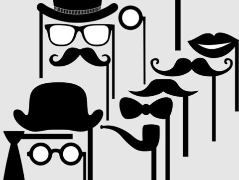 Funny props for your photobooth SVG File