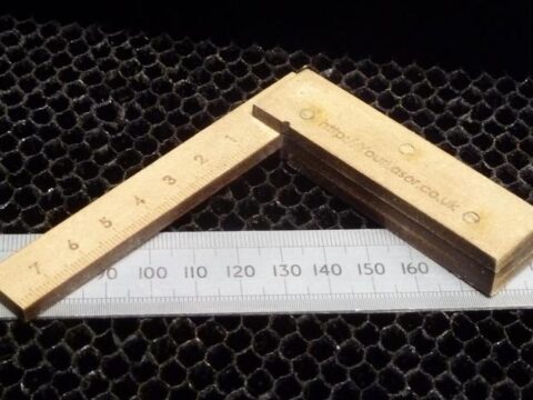 Laser Cut Try Square Free Vector