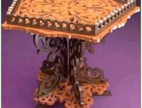 Fruit Stand Scroll Saw Fretwork Pattern PDF File