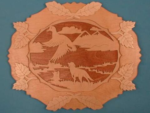 Hunter Wall Plate Scroll Saw Pattern PDF File