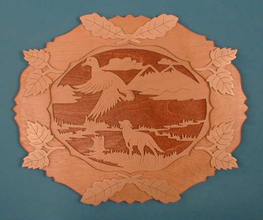 Hunter Wall Plate Scroll Saw Pattern PDF File