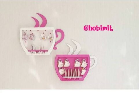 Fincan standı Demonte dxf File