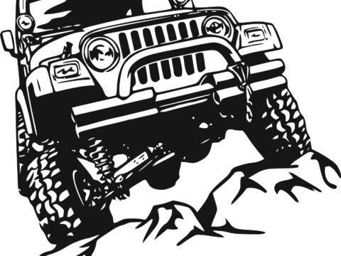 Offroad Sticker Free Vector